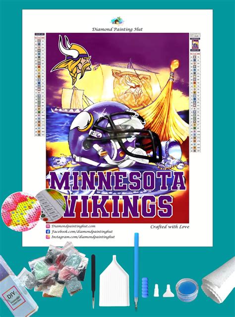 Vikings NFL Home Diamond Painting - Diamond Painting Hut