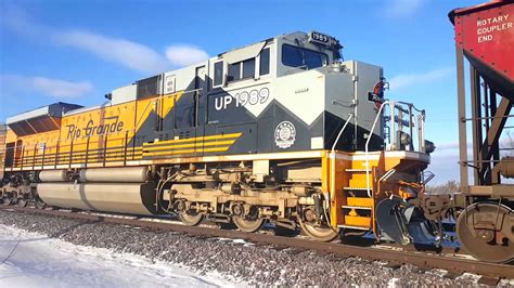 Union Pacific 1989 "Rio Grande" Heritage Unit!!! - YouTube