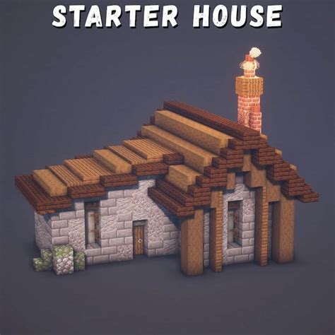 17 Easy Minecraft Starter House Builds - Kellner Floace