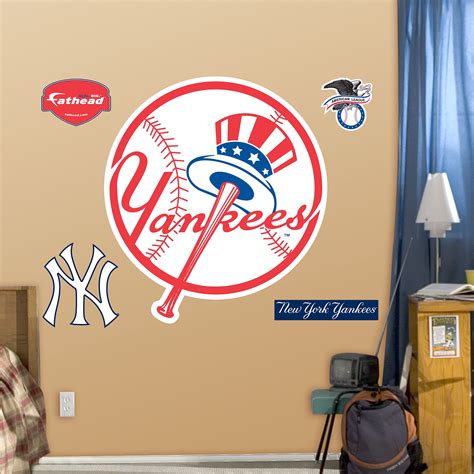 Fathead New York Yankees Top Hat Logo