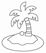 Desert Island Emoji coloring Page  ColouringPages sketch template