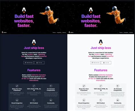 Best 11 Open-source Astro Templates for Startups, Developers, and Agencies