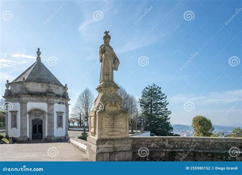 Pontius Pilate Statue at Temple Forecourt at Sanctuary of Bom Jesus Do Monte - Braga, Portugal ...