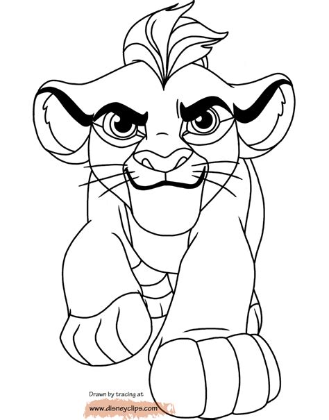 The Lion Guard Fuli Coloring Pages Printable Coloring Pages