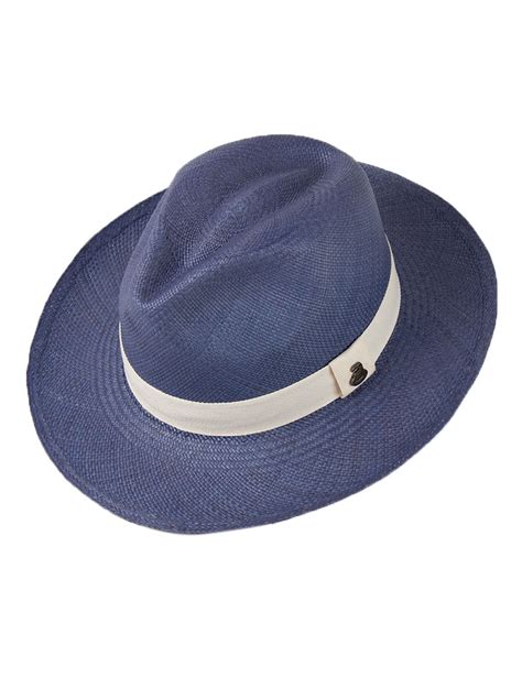 Dark Blue Panama Hat | Genuine Panama Hats handmade in Ecuador