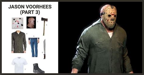 Dress Like Jason Voorhees (Part 3) Costume | Halloween and Cosplay Guides