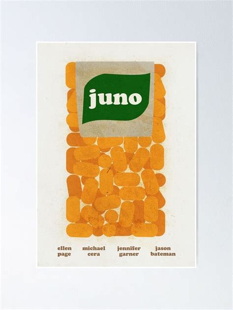 Juno Film Poster Poster by paulrice | Juno film, Movie wall art, Film ...