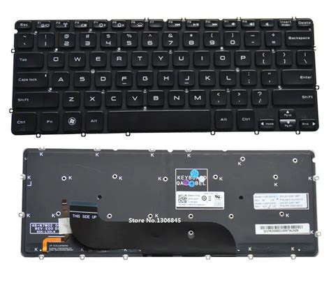 SSEA New US Keyboard backlight For DELL XPS 12 13 XPS 13D 13R L321X ...