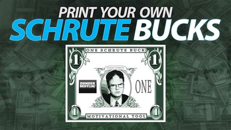 Dwight Schrute Buck: Print Your Own With This High Resolution Image