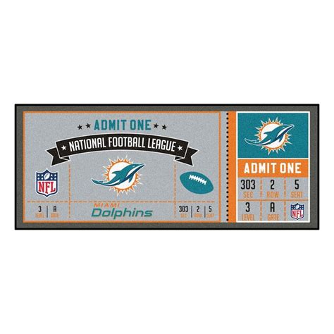 NFL Ticket Runner in 2021 | Nfl miami dolphins, Miami dolphins, Dolphins