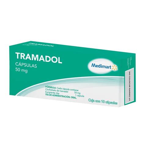 Tramadol Medimart 50 mg 10 cápsulas | Walmart