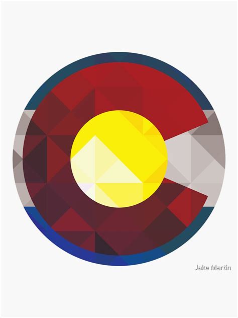 "Colorado Flag C" Sticker by jakemartin | Redbubble