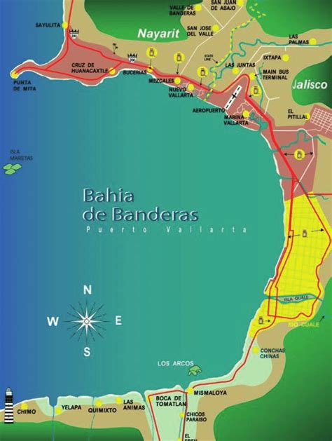 FUENTE: Puerto Vallarta. Gobierno Municipal. «Mapa Bahía de Banderas ...