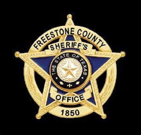 Freestone county Sheriff TX | Fire badge, Police badge, Police patches