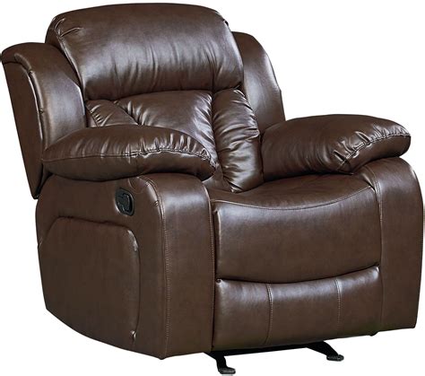 North Shore Chocolate Brown Leather Recliner from Standard Furniture | Coleman Furniture