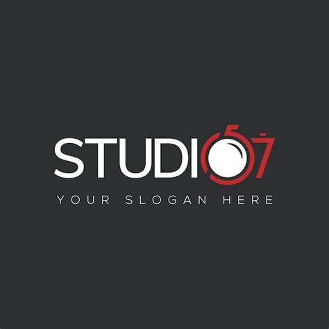 Premium Vector | Studio 57 Photography Logo Design Concept