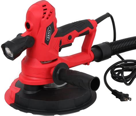 ZENY 750W Electric Hand Held Drywall Sander Variable Speed with Vacuum and LED Light and 6 ...