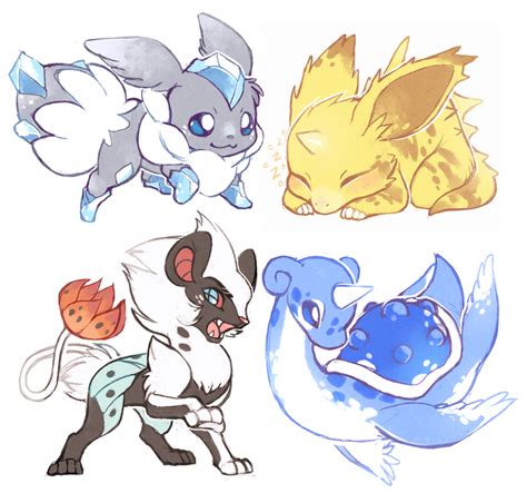 Pokemon fusions 3 by Kiwibon on DeviantArt