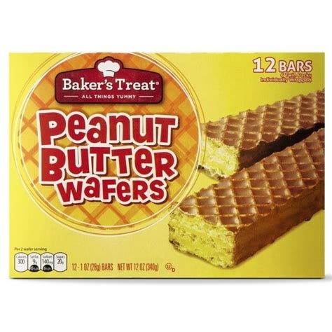 Baker's Treat Peanut Butter Wafers 12ct