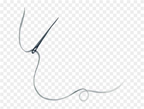 Needle & Thread - Sewing Needle, HD Png Download - 708x708(#2256573) - PngFind