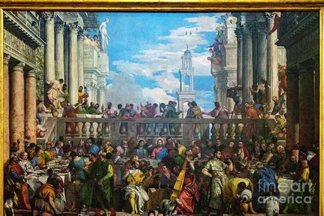 The Spectacular Wedding at Cana Paolo Veronese Louvre Paris France Photograph by Wayne Moran ...