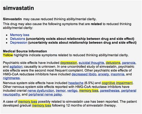 Side effects of Simvastatin Ways To Lower Cholesterol, Cholesterol Lowering Drugs, Cholesterol ...