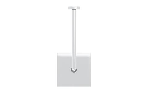 Stirling Square Fixed Wall Shower Head - V12131015SM top rectangle ...