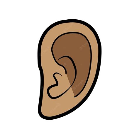 Premium Vector | Ear icon logo vector design template