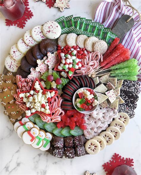 Christmas Candy Dessert Charcuterie Board | Ain't Too Proud To Meg