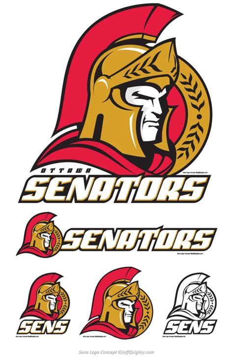 Ottawa Senators Concept Logo by Jeff Quigley, via Behance Nhl Logos ...