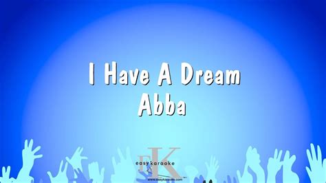 I Have A Dream - Abba (Karaoke Version) - YouTube