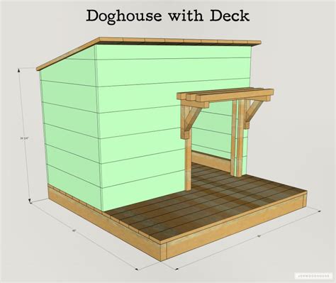 15 Free DIY Large Dog House Plans (How to Build Guide)