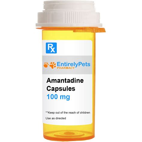 Amantadine HCl (Generic) Capsules, 100-mg, 1 capsule | On Sale ...