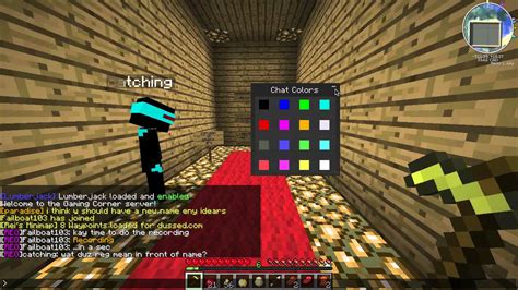 Color Chat Mod! Chat in a RAINBOW! Minecraft 1.1 - YouTube