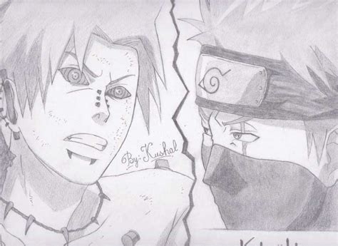 Kakashi VS pain (^.\)vs(^::^) by KushalmittalL on deviantART