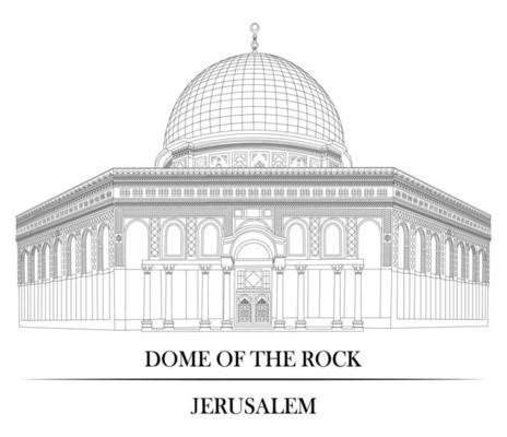 Dome Of The Rock Vector Art, Icons, and Graphics for Free Download