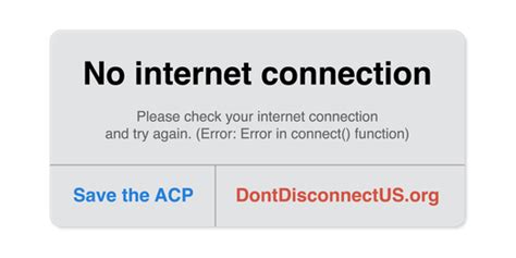 Email Congress to Fund the ACP | Don't Disconnect US