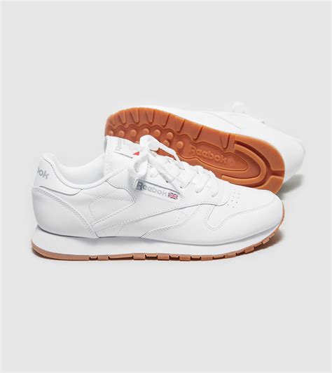 White Reebok Classic Leather Women's | size?