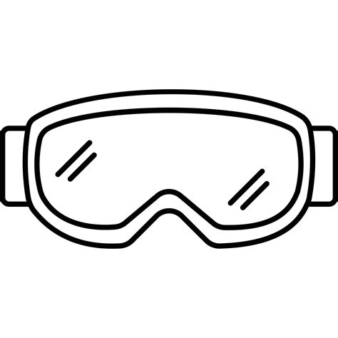 gafas de esquí que se pueden modificar o editar fácilmente 13642753 Vector en Vecteezy