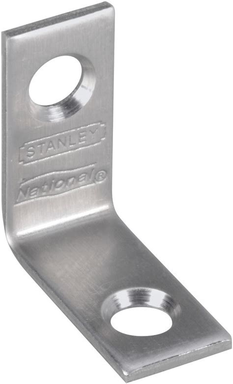 Buy the National N348-292 Stainless Steel Corner Brace 1" x 1/2" | Hardware World