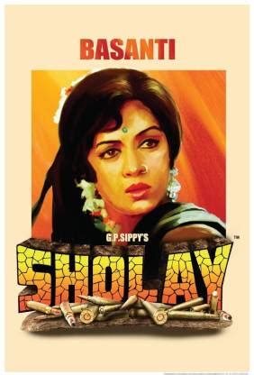 Posterhouzz Sholay Basanti Poster Fine Art Print - Movies posters in India - Buy art, film ...