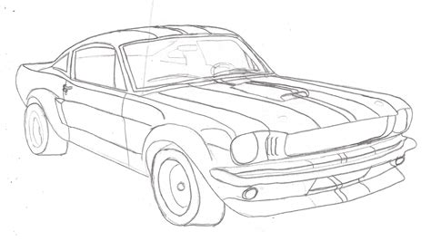 Trace I copied of basically the body I want for my car. Now I can color ...