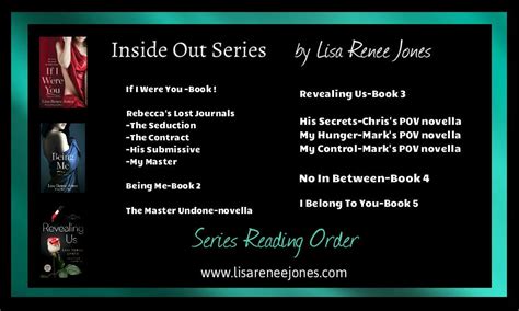 INSIDE OUT series by Lisa Renee Jones READING ORDER | Renee, Seduction, Jones