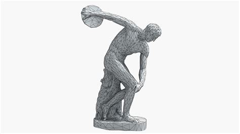 Statue discobolus 3D - TurboSquid 1667807