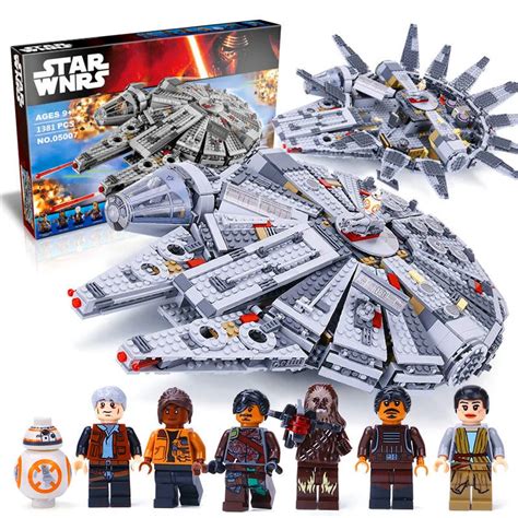 LEPIN 05007 New Star Set Wars Millennium Falcon Toys Educational building blocks marvel Kids Toy ...