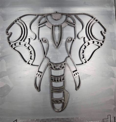 Elephant - Wall Art - Mandala Style by JF-699 - MakerWorld