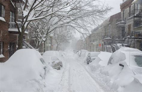 Historical Snow Storm in Montreal Stock Image - Image of building, huge: 29421885