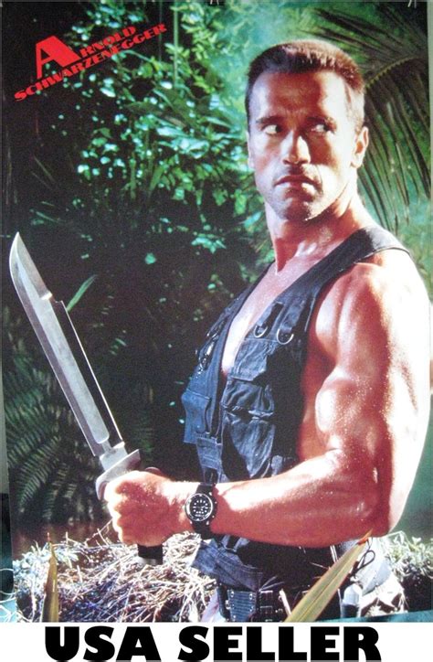 Amazon.com: Arnold Schwarzenegger poster 21 x 31 big knife from ...