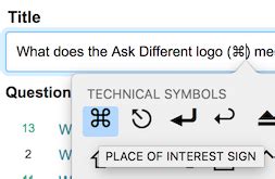 What does the Apple Command key symbol (⌘) mean on Icelandic road signs?