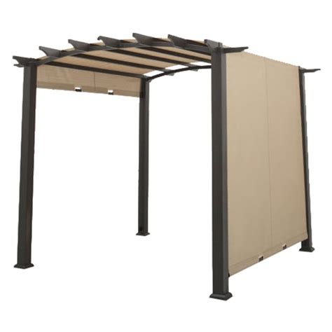 Garden Winds Replacement Canopy Top Cover for Arched Pergola with SLIDING CANOPY - RipLock 350 ...